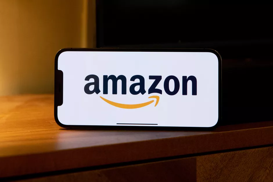 amazon app opened on an IPhone